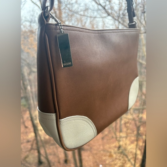 Vintage Coach Legacy Slim Shoulder Bag | 8148 | Metal Handtag | 2000 | GUC - Picture 7 of 12